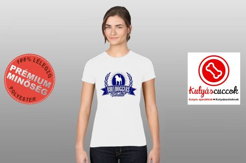 Bulldogos Női Póló - Bulldoggers United bulldog mintával 