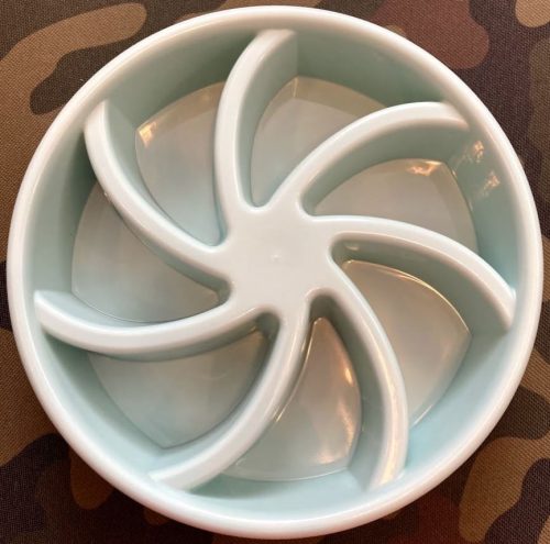Slow Food Bowl - Evés Lassító Habzsolás Gátló Tál Csillag - 20cm Egészséges Evés Kedvenced számára RAKTÁRRÓL!