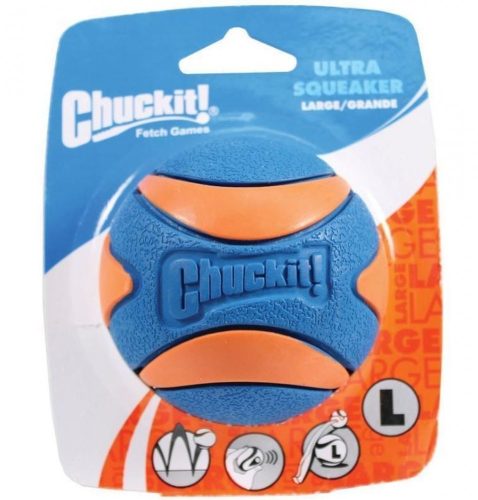 Chuckit! Ultra Squeaker Ball Gumilabda 1 db - Csipogó hanggal - Large méret