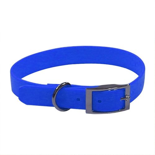 BioThane ®  Super Heavy Beta Vízálló nyakörv Kék - Dog Walking Apparel 20mm / 40 cm-es hosszú - A Vegán bőr