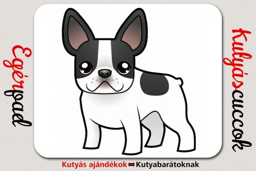 Bulldogos Egérpad - Francia Bulldog Cartoon