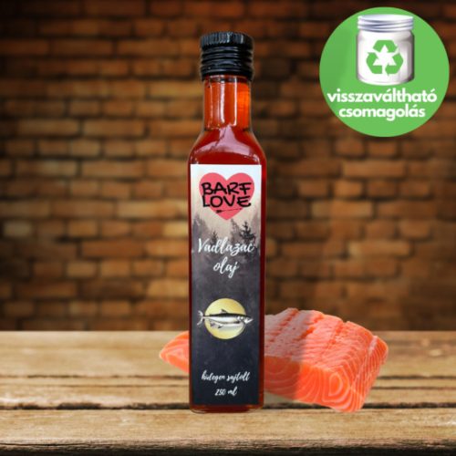 BARF LOVE 100% Vadlazacolaj kutyáknak és macskáknak - hidegen sajtolt, nyers, 250 ml