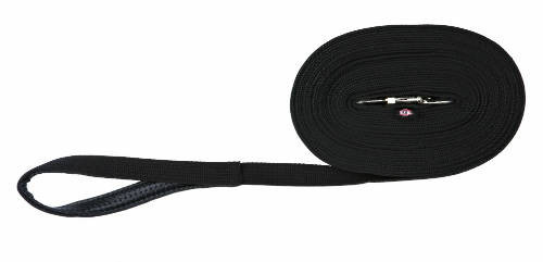 Trixie Tracking Leash - nyomkövető póráz - fekete (20mm/5m)