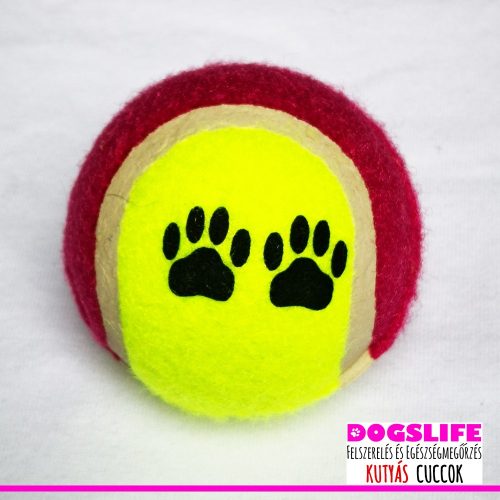 Dogs Life Kutyajáték színes tenisz labda  kb 8cm-es - Játék egész nap