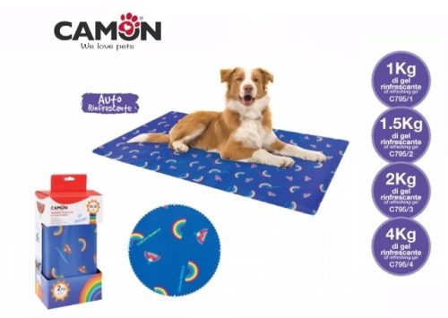 Camon Hűsítő zselés matrac 65x50 cm-es Kék (hűsítő matrac/hűtőmatrac/hűtőtakaró/hűtőpléd) RAKTÁRON