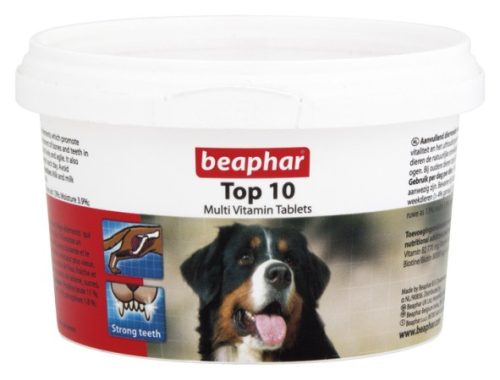 Beaphar TOP 10 Multivitamin Tabletták kutyáknak 180 db-os