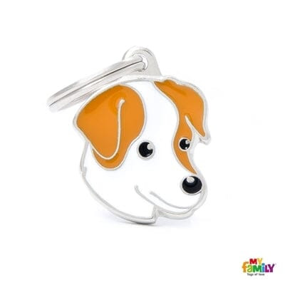 Gravírozható Biléta - Jack Russel - Egyedi Biléta Dog ID - Friends Collection