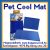 Pet Cool Mat Hűsítő zselés matrac 90x50 cm-es Kék (hűsítő matrac/hűtőmatrac/hűtőtakaró/hűtőpléd)