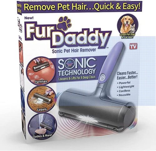 Fur Daddy Innovatív állatszőr eltávolító készülék - Mikrorezgéses technológia + LED lámpa