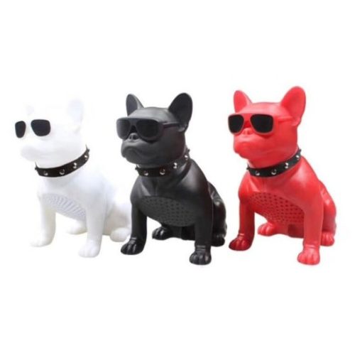 French Bulldog Aerobull Bluetooth Speaker 13cm Vezeték nélküli Bluetooth Hangszóró SoundBox 5W 40mm TF Card FM Radio Build-in DSP RAKTÁRON