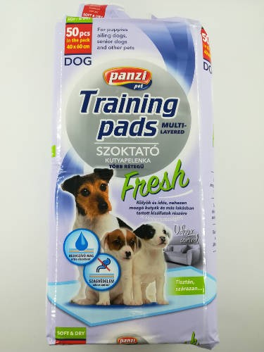 PanziPet Fresh  Kutyapelenka 40x60cm 2x50db Gazdaságos Csomag Helyhez szoktató kölyök és idős kutyáknak