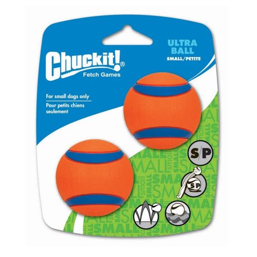 Chuckit! Ultra Ball Gumilabda - Az Elnyűhetetlen Labda - Small méretben 2darabos csomag