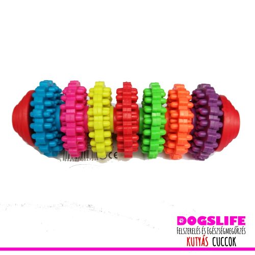 Dogs Life Kutyajáték színes gumis fogtisztító nagy - Játék egész nap