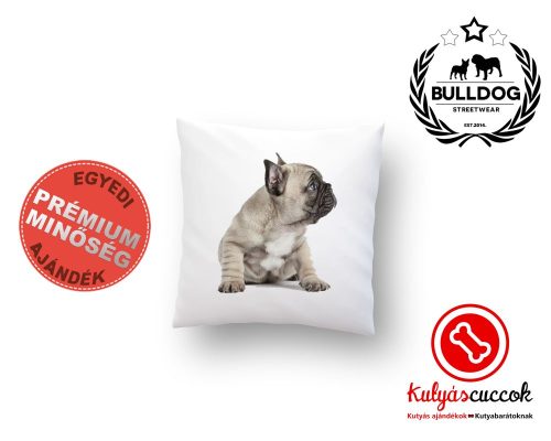 Párna Bulldog  Francia Bulldog 40x40cm