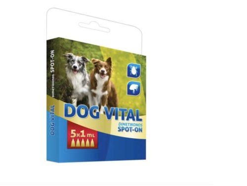 Dog Vital Dimetikonos Spot-On Kutyák Részére 5 x 1 ml pipettás. RAKTÁRRÓL