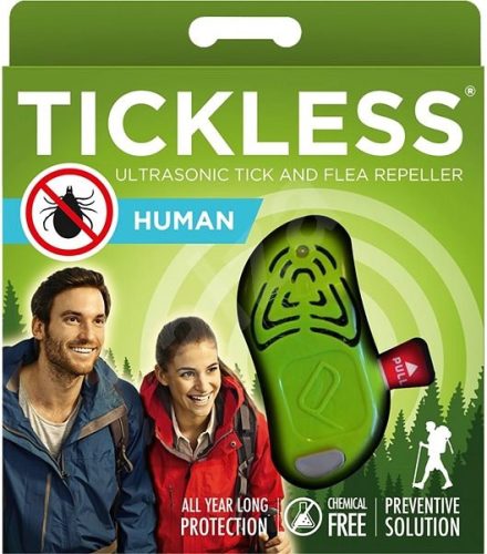 TickLess HUMAN Green hordozható kullancsriasztó készülék emberek számára - zöld 
