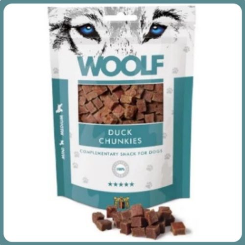 Woolf kacsahús kockák tréningre 100g - Woolf Training Snacks