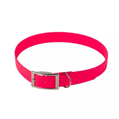 BioThane ® Super Heavy Beta Vízálló nyakörv Pink - Dog Walking Apparel 20mm / 40 cm-es hosszú - A Vegán bőr