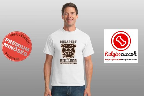 Bulldogos Férfi Póló - Bulldog Streetwear Budapest Bulldog mintával 